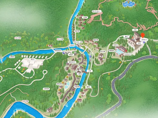 立山结合景区手绘地图智慧导览和720全景技术，可以让景区更加“动”起来，为游客提供更加身临其境的导览体验。
